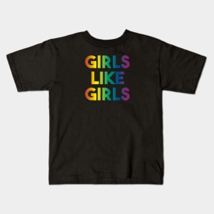 Girls like girls II (Rainbow) Kids T-Shirt